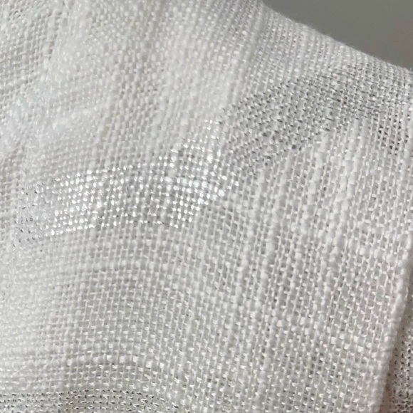 🚨CLEARANCE SALE🚨 COPY - COPY - White Genoa Sheer Rod Pocket Curtain 54" x 108" - Picture 13 of 13